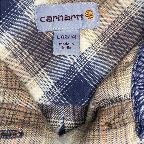 Carhartt Shacket•relaxed fit hooded long sleeve• RUNS SMALL• Fits like a Medium - Picture 2 of 4